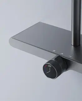 Kúpeľňové batérie REA REA - Sprchový set Bari Titanium REA-P0890