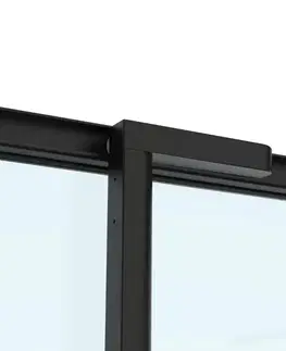 Sprchové dvere Sprchová zástena SAT Walk-In so stieracou lištou 90 cm SATWISL90C SATWISL90C