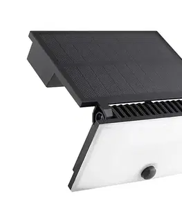 LED osvetlenie  LED reflektor so senzorom a solárnym panelom FUJI LED/8W/3,7V 2000 mAh IP44 EKO2508
