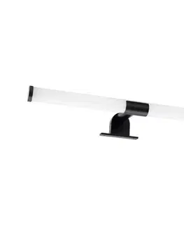 Kúpeľňové zrkadlá  LED kúpeľňové osvetlenie zrkadla 2v1 APA LED/6W/230V 40 cm IP44 čierne ML2252