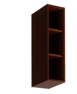Kuchynské horné skrinky KONDELA Sicilia W200 horná kuchynská skrinka orech Milano