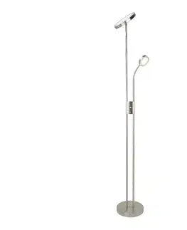 Lampy Rabalux 3239-LED Stmievateľná stojacia lampa OPHUS LED/18,5W/230V + LED/4,5W chróm 3239
