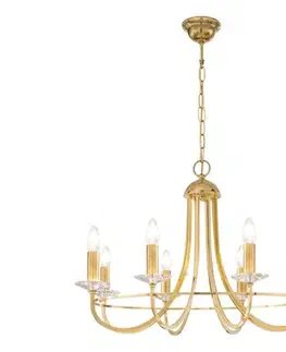 Svietidlá Kolarz 330.88.8C - Krištáľový luster na reťazi IMPERIAL 8xE14/60W/230V zlatá 330.88.8C