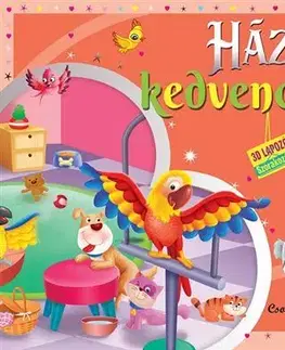 3D, magnetické, priestorové knihy Házi kedvenceink 3D Lapozó