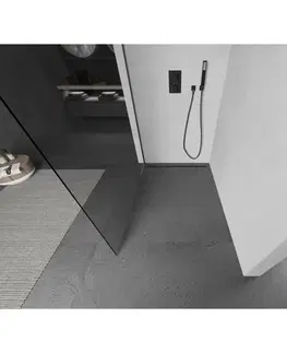 Sprchové dvere MEXEN/S - Kyoto L Sprchová zástena WALK-IN 95 x 200, transparent, grafit metal 800-095-103-95-00