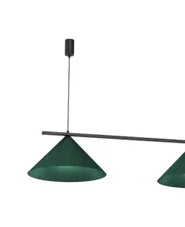 Svietidlá  Závesné svietidlo na lanku CAPITAL 2xGX53/15W/230V zelené MLP1529