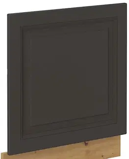 Kuchynské skrinky STELLA ZM 570X596 dvierka na umývačku riadu, šedá/dub Artisan