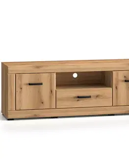 Nábytok do obývačky TV stolík Dora 06 dub evoke