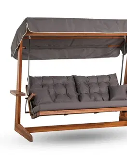 Záhradná hojdačky Garden Triple Swing Chair Sia 2400 - Anthracite