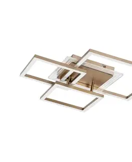 Svietidlá Rabalux 71488 - LED stropné svietidlo OTTAVIA LED/40W/230V 3000K 50x50 cm zlaté 71488