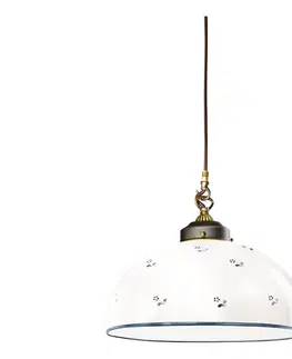 Svietidlá Kolarz 731.32.19 - Luster na lanku NONNA 1xE27/75W/230V pr. 36 cm modrá 731.32.19