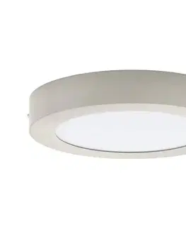 Svietidlá Eglo 32816 - LED stropné svietidlo FUEVA LED/17W/230V priemer 22,5 cm matný chróm 32816