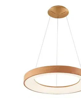 Svietidlá Azzardo  - LED Luster na lanku SANTANA LED/30W/230V hnedá 