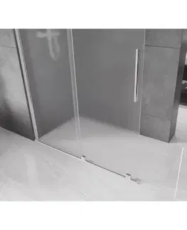 Sprchové dvere MEXEN/S - Velar Sprchová zástena posuvná Walk-in 150 x 200, dekor 8 mm, chróm 871-150-000-33-01