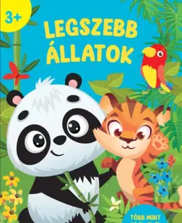 Nalepovačky, vystrihovačky, skladačky Legszebb állatok - Több mint 45 matrica - Mária Duzs