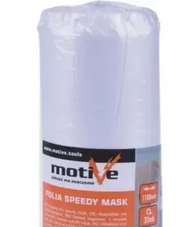 Potravinárske fólie Kinekus Fólia zakrývacia s páskou, samolepiaca, 1,1x33m