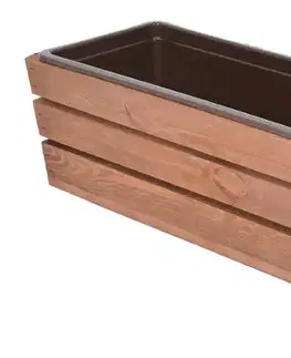 Kvetináče a truhlíky Drevený truhlík MODERN Rojaplast