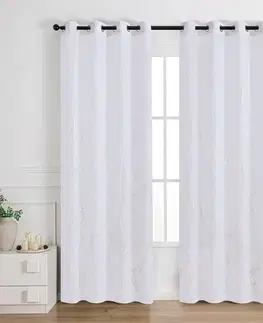Záclony do obývačky Záclona na krúžkoch Lena gold RP499 290x245 cm