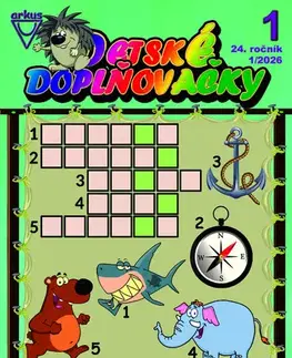 Pre deti a mládež - ostatné Detské doplňovačky 1 2026 a ježkovia - Jela Mlčochová