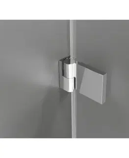 Sprchovacie kúty MEXEN/S - Lunar-B Duo sprchovací kút dvere krídlové 95 x 95, transparent, chróm 832-095L-095P-01-00