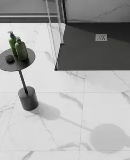 Vane MEXEN - Stone+ Sprchová vanička štvorcová 100x100, antracit 44711010