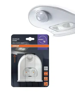 Záhradné lampy Osram - LED vonkajšie nástenné svietidlo so senzorom DOORLED LED/0,5W/3xAA IP54 4099854531439
