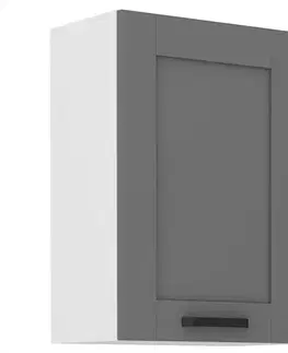 Kuchynské skrinky visiace Kuchynská skrinka Luna dustgrey/biela 50G-72 1F