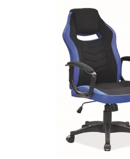 Kancelárske stoličky KENTAKA kancelárske kreslo, čierna, modrá