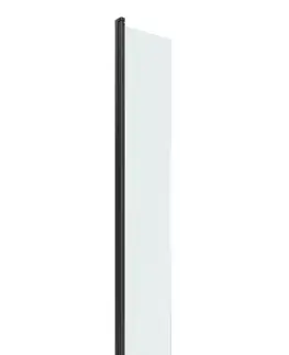 Kúpeľňové batérie SAT - Otočná zástena 35x200cm SAT, čierna, SIKOWIROZC SIKOWIROZC