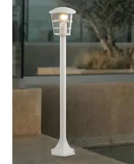 LED osvetlenie Eglo 18799 - LED vonkajšie svietidlo ALORIA 1xE27/8,5W/230V IP44 biele 18799