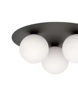 Svietidlá EMIBIG Stropné svietidlo SOLAR 3xE14/10W/230V čierna/biela 1127/3