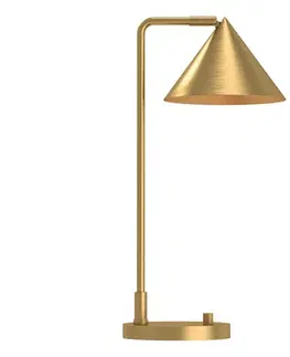 Lampy Elstead Alora Mood ALM-REMYCK-TL-GD - Stolná lampa REMYCK 1xE27/60W/230V zlatá ALM-REMYCK-TL-GD