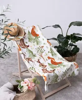 Uteráky MKLozkoviny.sk Osuška 70 x 140 cm - Lesné zvieratká