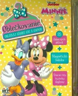 Nalepovačky, vystrihovačky, skladačky Oblečkovanie: Minnie