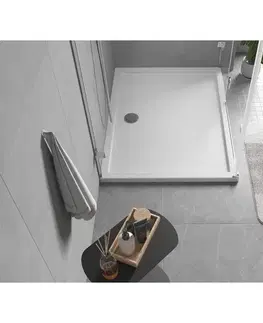 Vane MEXEN - Flow sprchová vanička obdĺžniková slim 70 x 120, biela lesk 46R107012