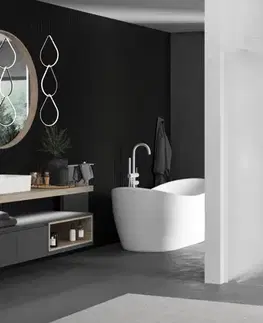 Sprchové dvere MEXEN/S - KIOTO Sprchová zástena WALK-IN 110 x 200, dekor jinovatka 8 mm, biela 800-110-101-20-30
