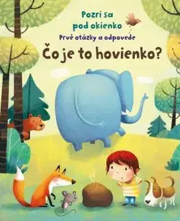 Leporelá, krabičky, puzzle knihy Pozri sa pod okienko - Čo je to hovienko?