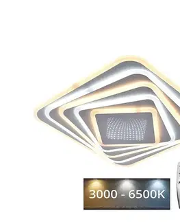 Svietidlá  LED Stmievateľné stropné svietidlo LED/150W/230V 3000-6500K + diaľkové ovládanie J1317/W