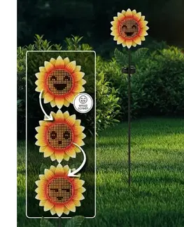 LED osvetlenie Globo 36590 - LED Solárne svietidlo 200xLED/0,06W/3V IP44 kvetina 36590