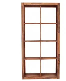 Knižnice Knižnica Rami 90x180x35 indický masív palisander