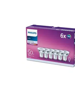 Žiarovky Sada 6x LED žiaroviek Philips GU10/4,6W/230V 4000K 8718696764657