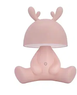 Lampy do obývačky Stolová LED lampa  RENI 66347 ružová LB1