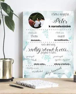 Tabuľky s venovaním (darčeky) Darček pre kamaráta - Vtipné prekvapenie k narodeninám - tabuľka na stenu