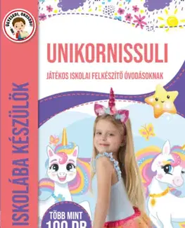 Príprava do školy, pracovné zošity Iskolába készülök - Unikornissuli