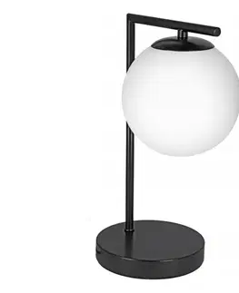 Lampy SmartLED Stolová lampa 1xE27/40W/230V čierna/biela 7986
