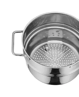 Panvice a hrnce WMF – parná vložka, priemer 20 cm, nerezová oceľ 720906041