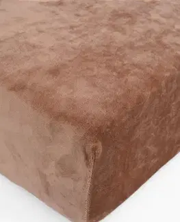 Plachty MKLozkoviny.sk Plachta mikroplyš Deluxe 90 x 200 cm - mocha mousse