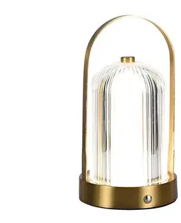 Lampy  LED Stmievateľná stolná lampa LED/1W/5V 3000-6000K 1800 mAh zlatá 7989