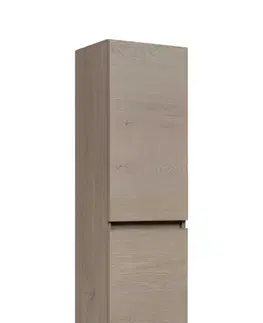 Skrinky do kúpeľne Elvisia Vysoká skrinka do kúpeľne SIMPLE dark oak