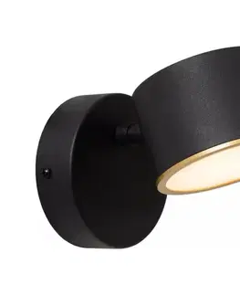 Svietidlá Lucide 44217/08/30 - LED nástenné bodové svietidlo GIAN LED/9W/230V čierne 44217/08/30